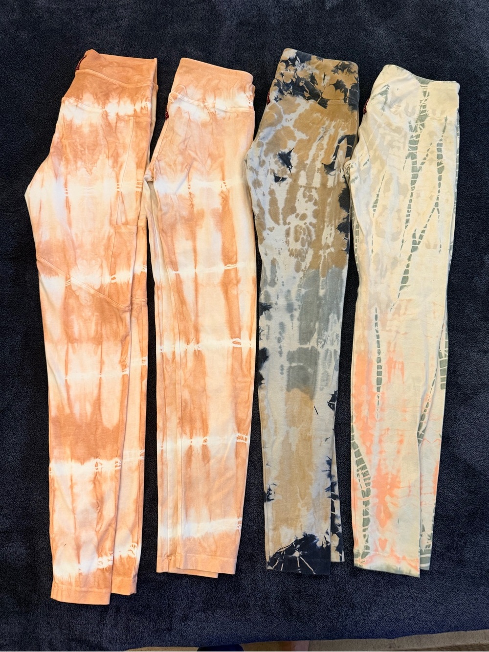 Hard Tail Forever Tie Dye Leggings Lot of 4 Size Medium